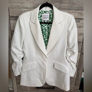 Alexia Admor Women's White Blazer Size 10